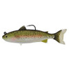 LiveTarget Lures Trout  (Parr) Freshwater, 6 1/2", 890 Hook, Medium/Slow Sinking, Olive/Red