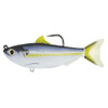 LiveTarget Lures Threadfin Shad Crankbait Freshwwater, 4 1/2", 7/0 Hook, Medium/Slow Sinking, Violet/Blue