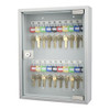 Barska Optics Lock Box with Glass Door 20 Keys, Gray