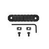 GrovTec US M-LOK Rails and Adaptors 3.80" Lengh, 9 Slots, Black