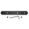 GrovTec US KeyMod Picatinny Rail 6" Length, 15 Slots, Black