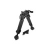 Leapers Inc. UTG Rubber Armored Full Metal Quick Detachable Bipod, 6"- 8 1/2" Height, Black