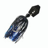 Z-man ChatterBait Original Lures 1/4 oz Weight, 5/0 Hook, Blue/Black/Black Nickel Blade, Per 1