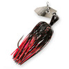 Z-man ChatterBait Elite Lures 1/2 oz Weight, 5/0 Gamakatsu Hook, Black/Red, Per 1