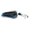 Z-man ChatterBait Freedom Lures 3/8 oz Weight, 5/0 VMC X Long Wide Gap Hook, Black/Blue/Black Blade, Per 1