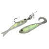 Z-man ChatterBait Flashback Mini Lures 3/16 oz Weight, Silver/Natural, Per 1
