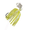 Z-man ChatterBait Micro Lures 3" Length, 1/8 oz Weight, Chartreuse/White, Per 1