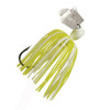 Z-man ChatterBait Mini Lures 3" Length, 1/4 oz Weight, Chartreuse/White, Per 1