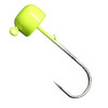 Z-man Finesse Shroomz Hooks 1/6 oz Size, Chartreuse, Per 5