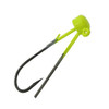 Z-man Power Finesse Shroomz Weedless Hooks 1/10 oz Weight, 3/0 Hook, Chartreuse, Per 3