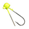 Z-man Power Finesse Shroomz Weedless Hooks 1/6 oz Weight, 3/0 Hook, Chartreuse, Per 3