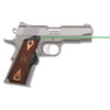 Crimson Trace Master Series Laser Grips Coco Bolo Diamond Pattern, 1911 Full Size, Green Laser, Boxed