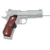 Crimson Trace Master Series Laser Grips Rosewood, 1911 Bobtail, Green Laser, Boxed