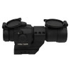 Holosun Red Dot Sight 1x 2 MOA Dot with Weaver-Style Cantilever Mount, 30mm Tube, Matte Black