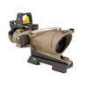 Trijicon ACOG 4x32mm Dual Illuminated Scope Green Crosshair Reticle with 3.25 MOA RMR Type 2 Sight, Flat Dark Earth