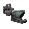 Trijicon ACOG 4x32mm Dual Illuminated Scope Green Chevron .223 Ballistic Reticle, 3.25 MOA RMR Type 2 Sight, TA51 Mount, Blk