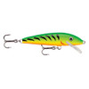 Rapala Original Floating Lure Size 07, 2 3/4" Length, 3'-5' Depth, 2 Number 7 Treble Hooks, Fire Tiger, Per 1