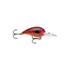 Storm Original Wiggle Wart Lure 2" Length, 7'-14' Depth, Number 4 Hook, Phantom Red Craw, Per 1