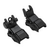 NcStar Vism Pro Series AR Flip Up Sight Front and Rear, Black