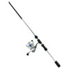 Okuma Cascade II Spinning Combo 20 Reel Size, 1BB Bearings, 5 Length, 2 Piece, Light Power, Ambidextrous