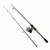 Okuma Cascade II Spinning Combo 20 Reel Size, 1 BB Bearings, 6 Length 2pc, Medium/Light Power, Ambidextrous