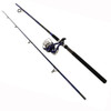 Okuma Fin-Chaser Spinning Combo 40 Reel Size, 8 Length, 2 Piece, 1/2-1 1/2 oz Lure Rate, Medium/Heavy Power