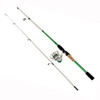 Okuma Steeler XP Spinning Combo 20 Reel Size, 1BB Bearings, 66 Length, 2 Piece, Medium Power, Green