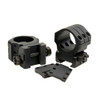 Warne Scope Mounts Angle Eye 90 MOA Adjustable Picatinny-Style Rings 34mm, Matte Black