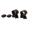 Warne Scope Mounts Angle Eye 90 MOA Adjustable Picatinny-Style Rings 30mm, Matte Black