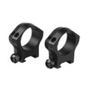 Warne Scope Mounts Mountain Tech Picatinny Style Rings 34mm, Medium Height, Matte Black