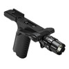NcStar VISM Vert Grip with Strobe Flashlight Picatinny, 250 Lumens, Black