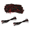 Strike King Lures Bulk Skirts Black/Red, Package of 50