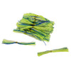 Strike King Lures Bulk Skirts Chartreuse Blue Clear, Package of 50