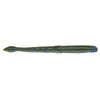 Strike King Lures Bull Worm Soft Plastic Lure 8" Body Length, Blue Craw, Per 6