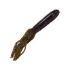 Strike King Lures Coffee Tube Regular Soft Lure 4 1/2" Body Length, Pumpkin Purple and Gold Flake, Per 6