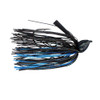 Strike King Lures Denny Brauer Structure Jig 5/0 Hook, 1 oz, Black/Blue, Per 1