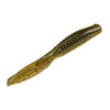 Strike King Lures KVD Drop Shot Half Shell Soft Lure 3 1/2" Body Length, Green Pumpkin, Per 9