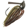 Strike King Lures Hack Attack Heavy Cover Jig 5/0 Hook Sise, 1/2 oz, Green Pumpkin Craw, Package of 1