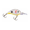 Strike King Lures Series 3 Crankbait Hard Lure 3/8 oz, 8' Depth, Pearl Splatterback Chart Belly, Per 1