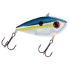 Strike King Lures Red Eyed Shad 1/4 oz Hard Lipless Crankbait Lure 2" Length. Variable Depth, Two Number 6 Treble Hooks, Chrome Sexy Shad, Per 1