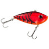 Strike King Lures Red Eyed Shad 1/4 oz Hard Lipless Crankbait Lure 2" Length. Variable Depth, Two Number 6 Treble Hooks, Chili Craw, Per 1