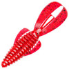 Strike King Lures Rage Bug Lure 4" Body Length, Delta Red, Package of 7