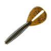 Strike King Lures Rage Twin Tail Menace Grub Soft Bait Lure 4" Body Length, Blue Craw, Per 8