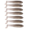Strike King Lures Shadalicious Soft Bait Lure 3 1/2" Body Length, Ghost Shad, Per 6
