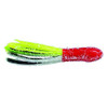 Strike King Lures Slab Hammer Tooty Fruit Tubes Soft Bait Lure 23" Body Red/Pearl/Black/Chartreuse, Per 8