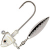 Strike King Lures Tour Grade Spin Head Jighead Freshwater, 3/8 oz, #4/0 Hook, Blue Gizzard, Package of 1