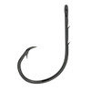 Eagle Claw Lazer Sharp Offset Baitholder CIrcle Hook Size 5/0, Platinum Black, Package of 20