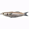 LiveTarget Lures Mullet Hollow Body Lure Saltwater, 5 3/8" Length, 5/8 oz, Surface Depth, Natural/Brown, Per 1