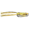 LiveTarget Lures Frog Body Hollow Body Popper Bait Freshwater, 2 1/2" Length, 1/2 oz Weight, Yellow/Black, Per 1