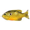 LiveTarget Lures Sunfish Hollow Body Freshwater, 4" Length, 3/4 oz, Topwater Depth, Green/Bronze Pumpkinseed, Per 1